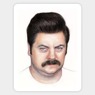 Ron Swanson Sticker